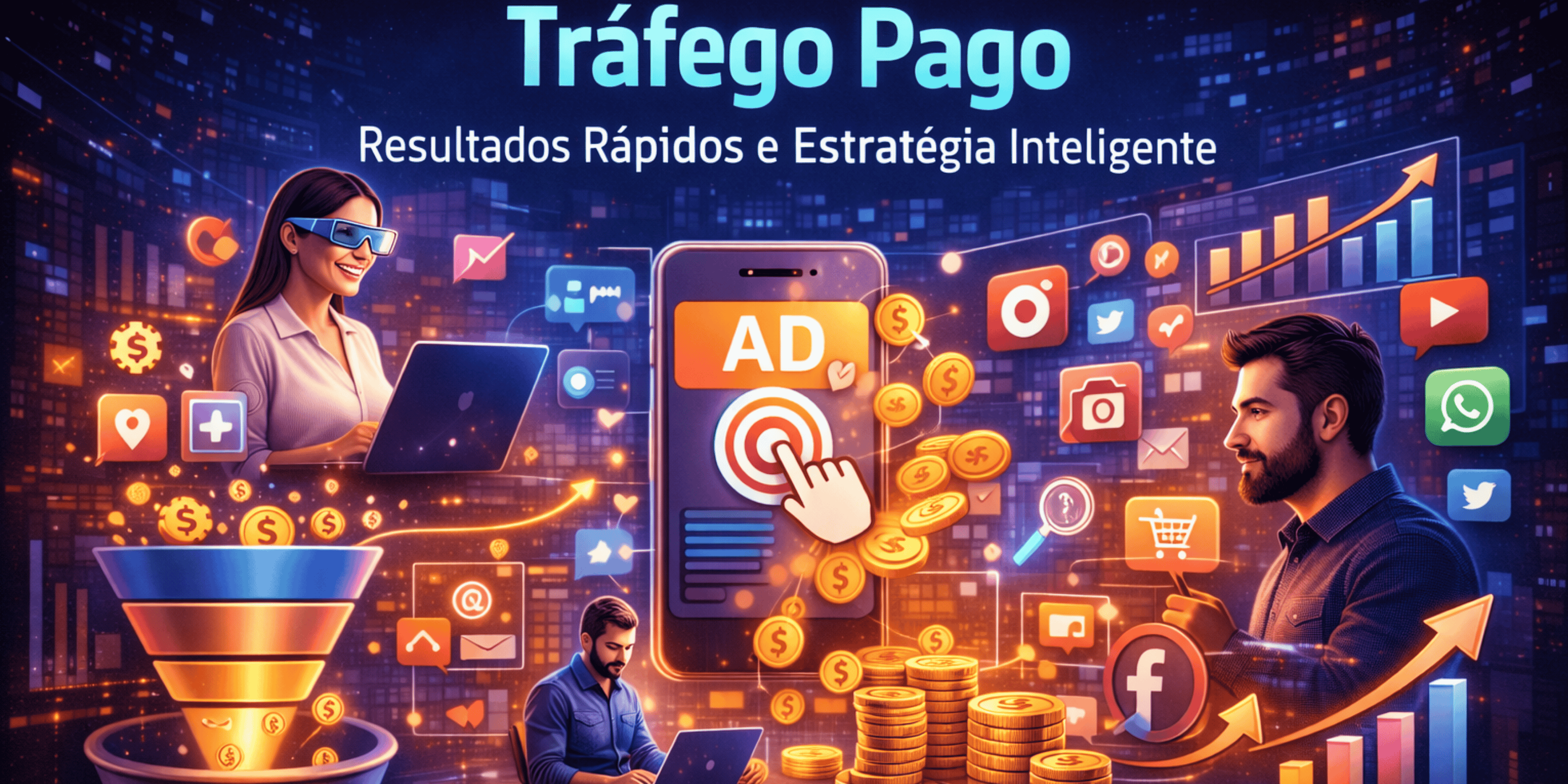 Tráfego Pago: resultados rápidos e crescimento estratégico